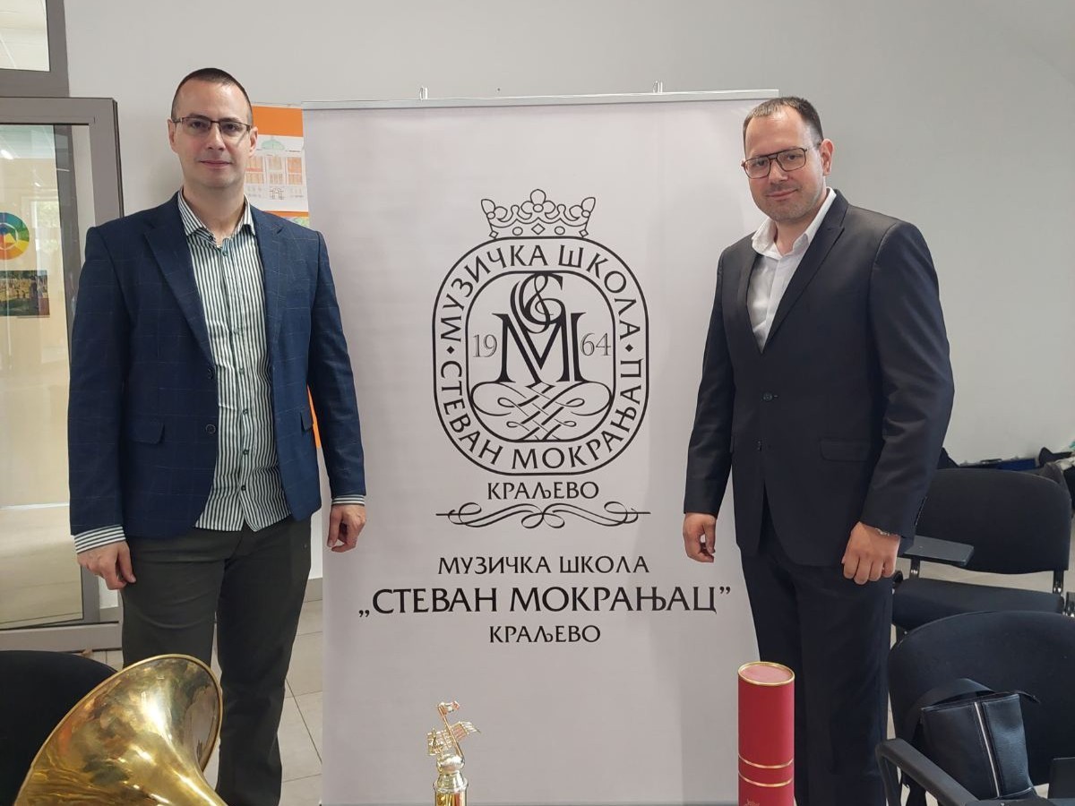 Музичка школа „Стеван Мокрањац” Краљево на Сајму образовања у Основној школи „Свети Сава” Рибница